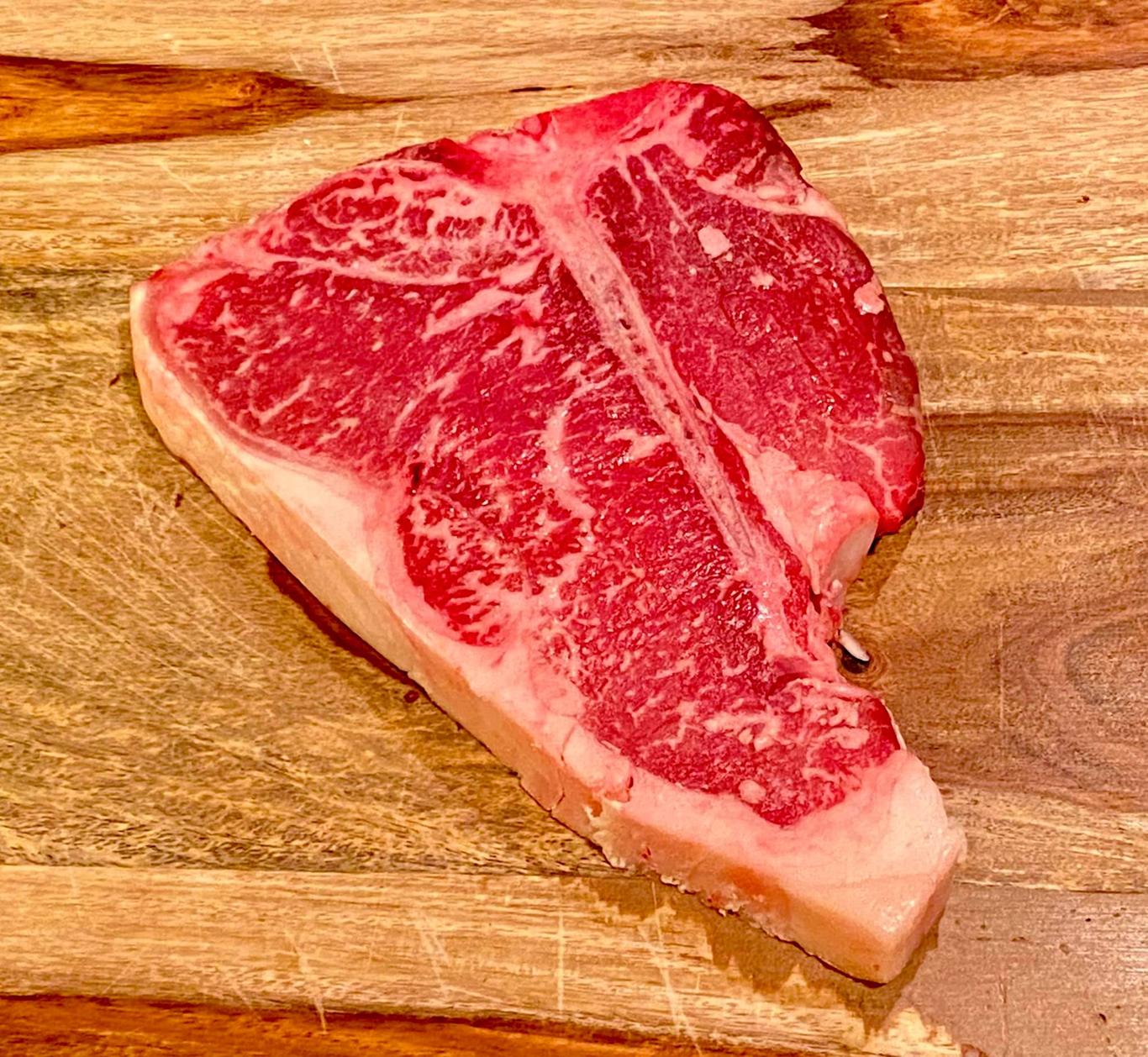 Flying A Wagyu Farm Raised Beef Wagyu F1 Cross T Bone